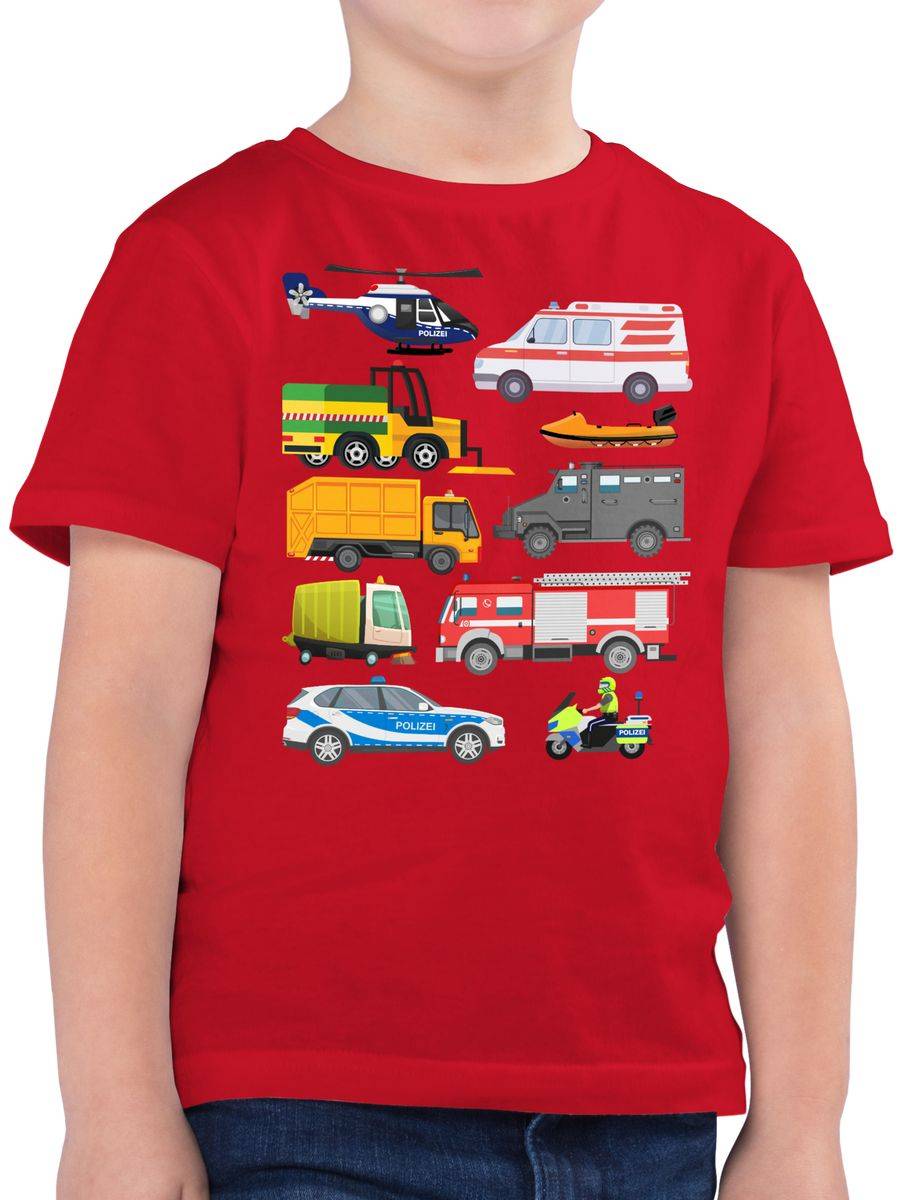 Shirtracer Fahrzeuge mit Sirene Shirts & Mehr Shirtracer