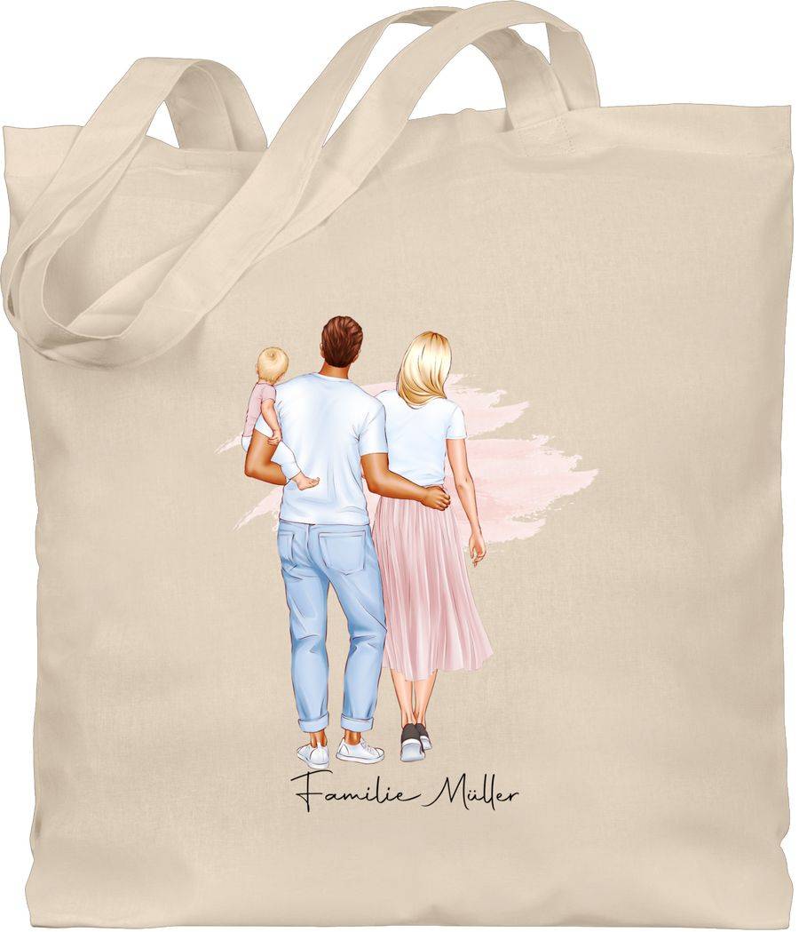 Shirtracer Familie Mutter Vater Baby Kinder: T-Shirt Gym Bag Shirtracer