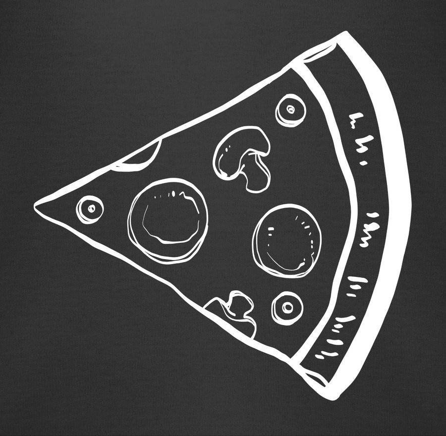 Shirtracer Familien Partnerlook Pizzastück: Tshirt Gym Bag Shirtracer