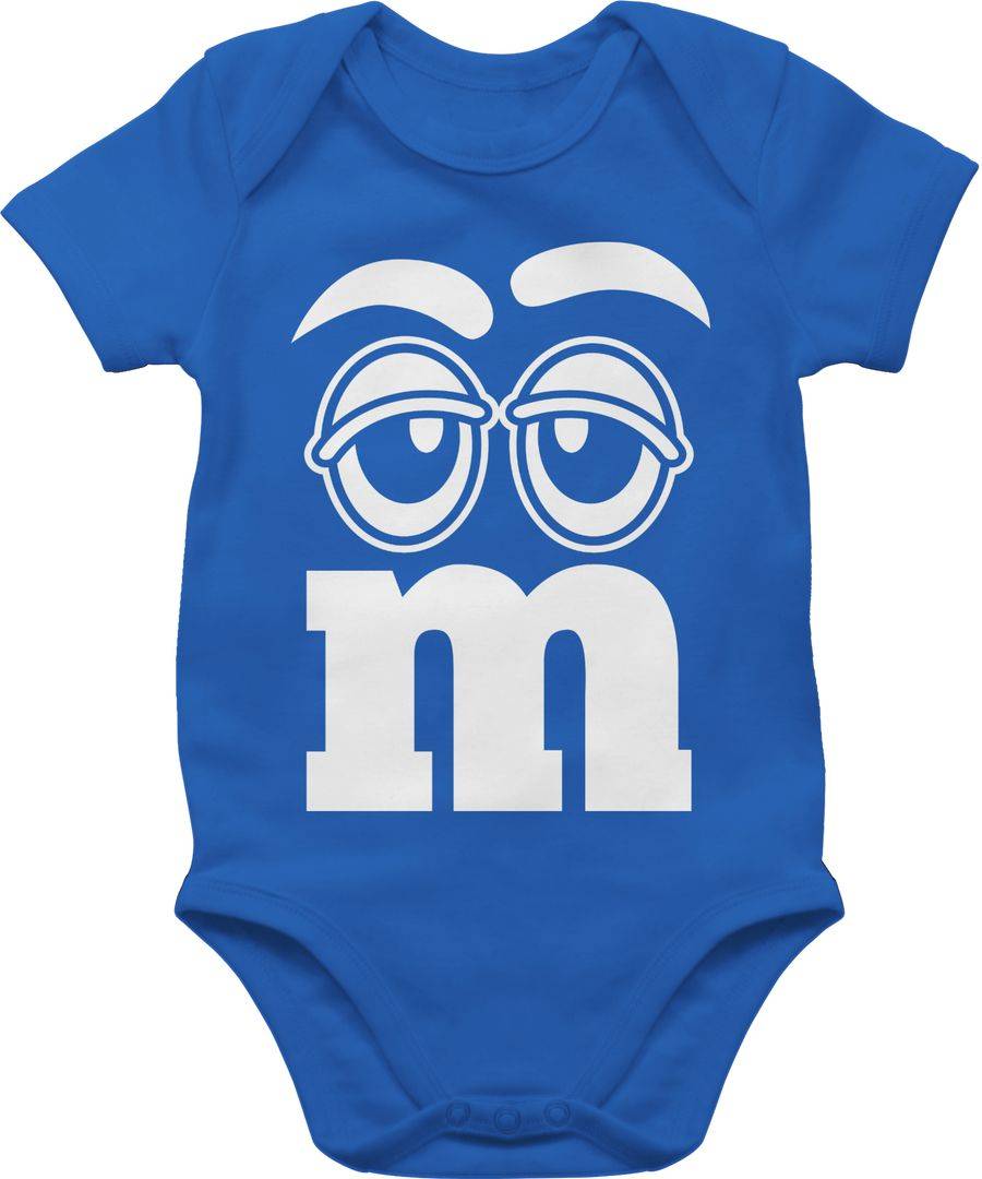 Shirtracer Faschingskostüm Gruppen M&M Aufdruck Gesicht Shirts & Mehr Shirtracer