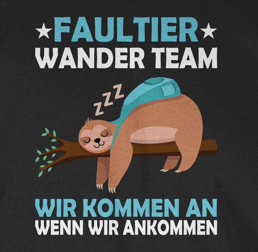Shirtracer Faultier Wander Team: Tshirt Gym Bag Shirtracer
