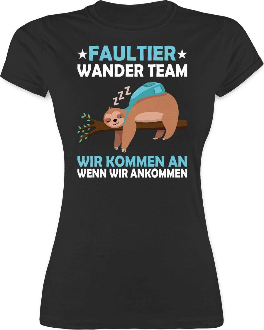 Shirtracer Faultier Wander Team: Tshirt Gym Bag Shirtracer