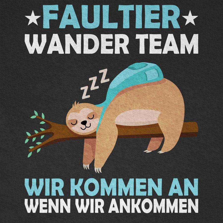 Shirtracer Faultier Wander Team: Tshirt Gym Bag Shirtracer