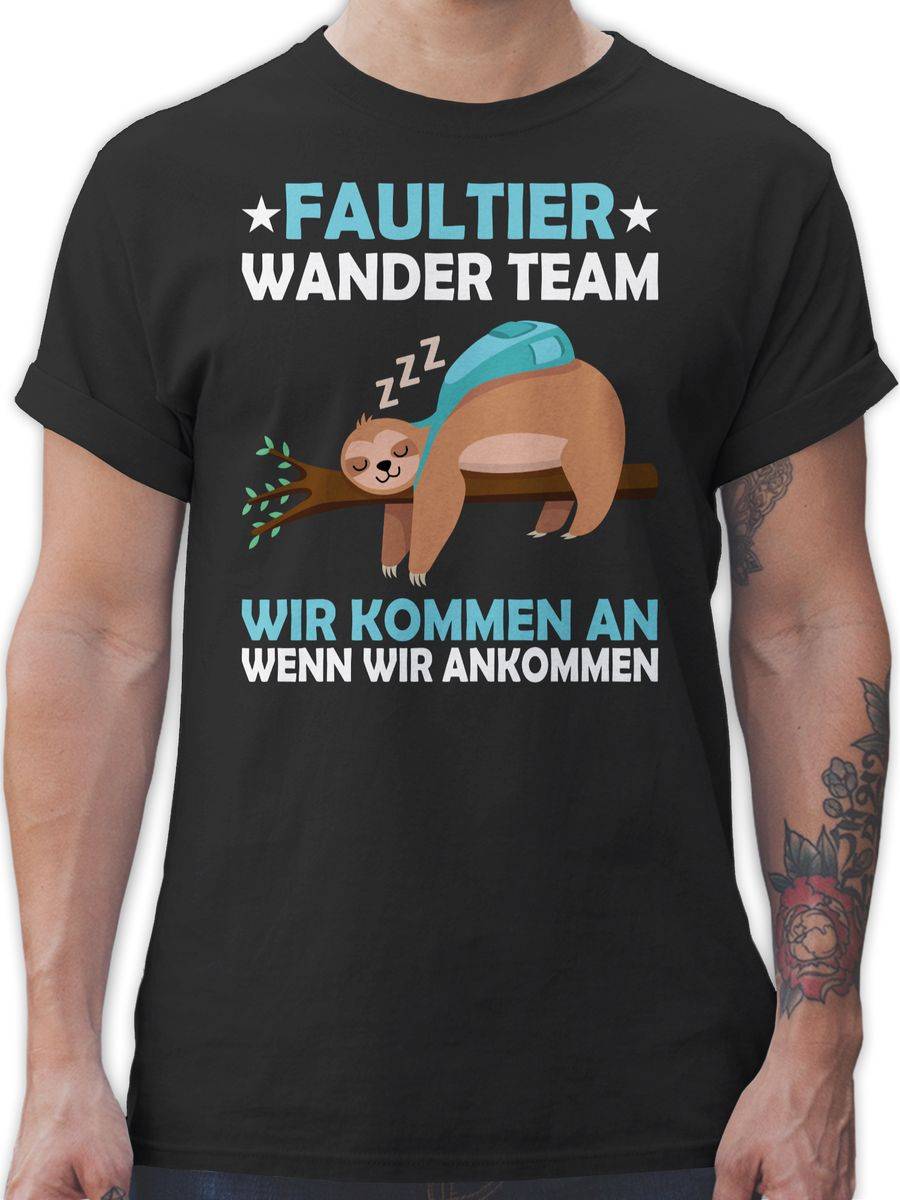 Shirtracer Faultier Wander Team: Tshirt Gym Bag Shirtracer