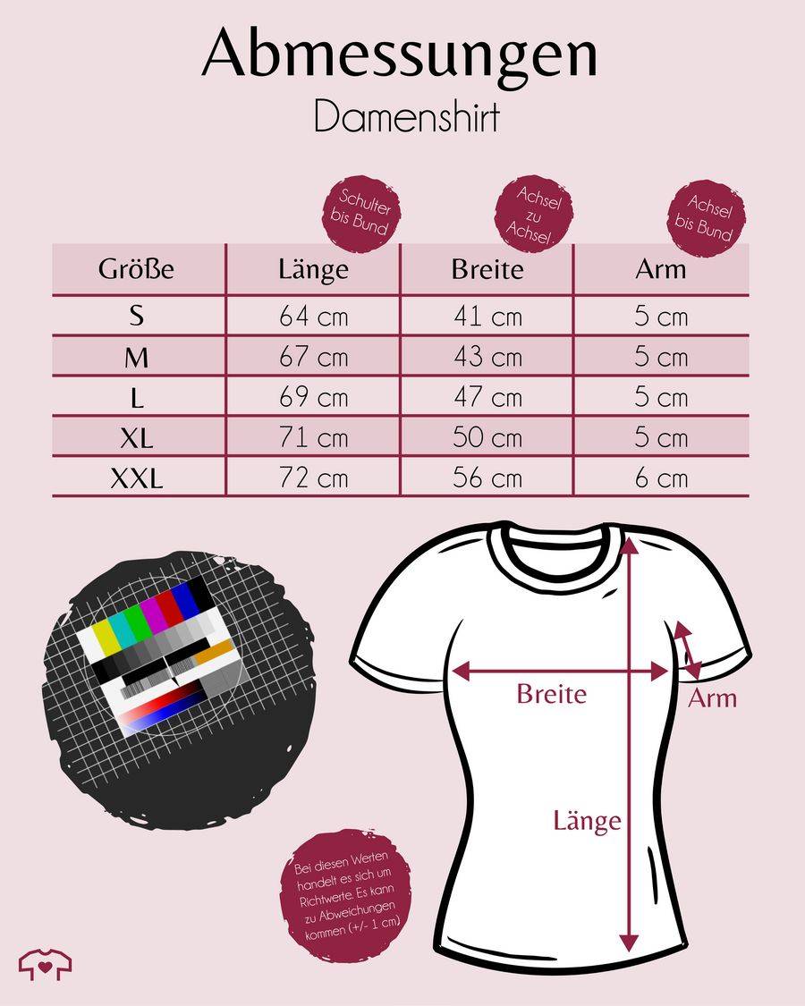 Shirtracer Fernseher TV Testbild Shirts & Mehr Shirtracer