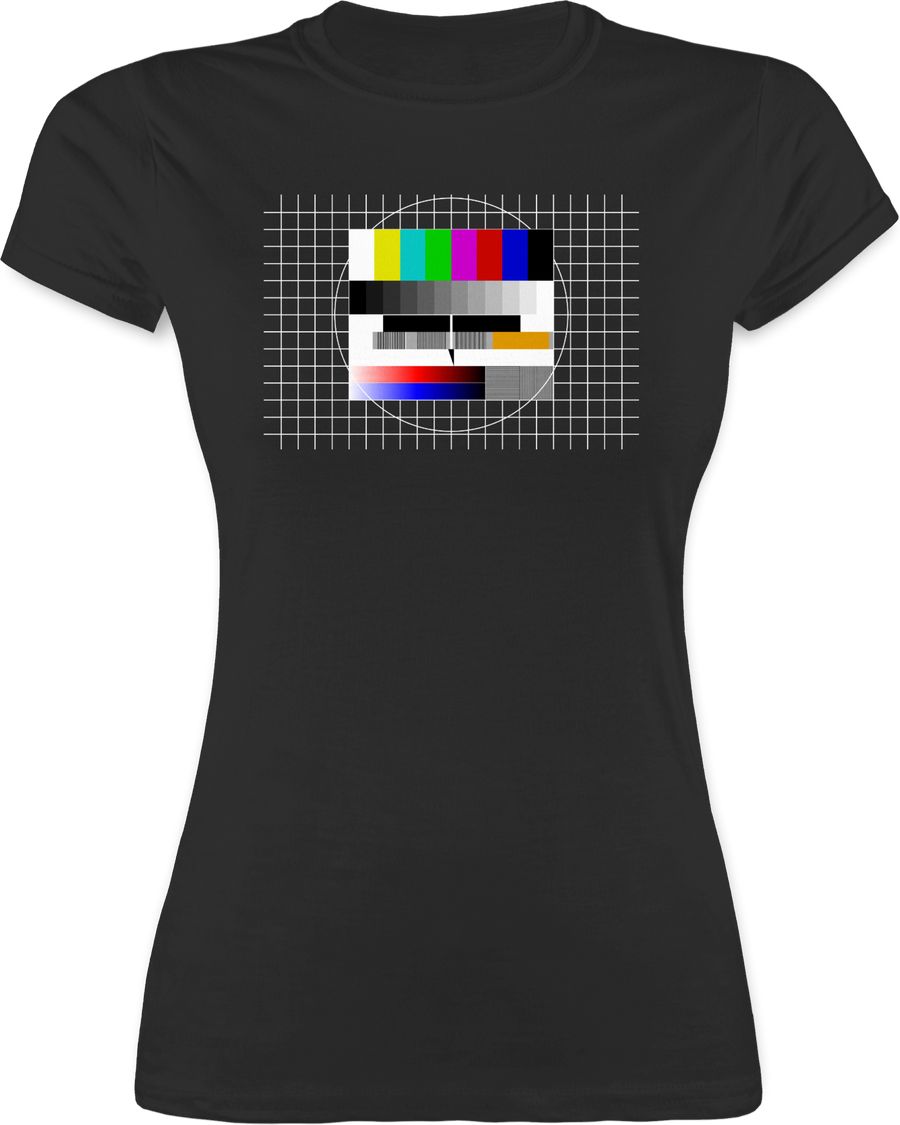 Shirtracer Fernseher TV Testbild Shirts & Mehr Shirtracer