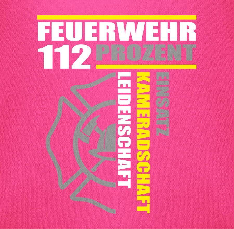 Shirtracer Feuerwehr 112 Prozent - Einsatz Kameradschaft Leidenschaft - Freiwillige Feuerwe Shirtracer