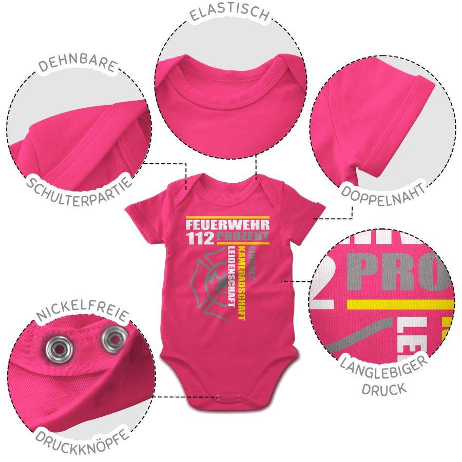 Shirtracer Feuerwehr 112 Prozent - Einsatz Kameradschaft Leidenschaft - Freiwillige Feuerwe Shirtracer