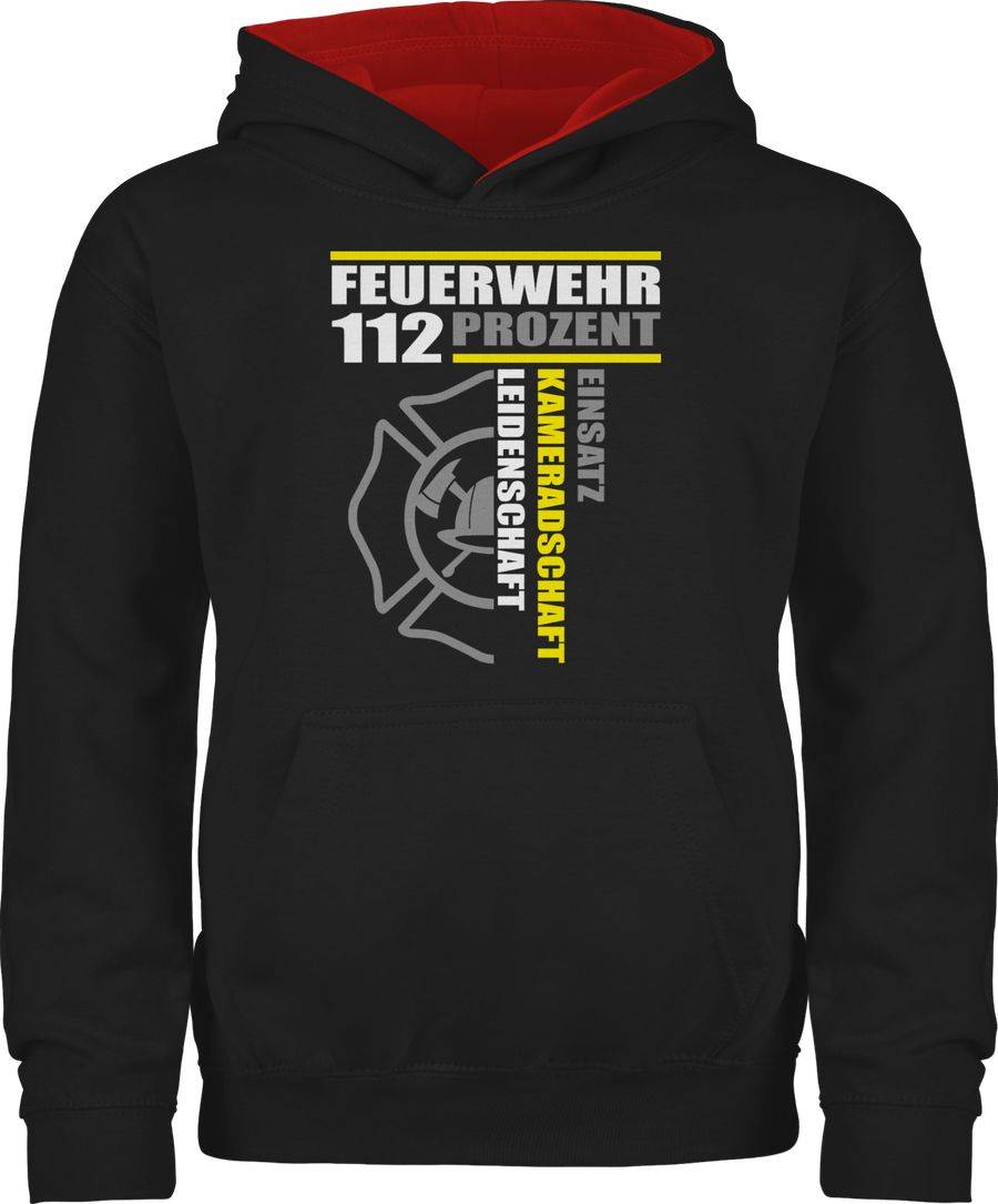 Shirtracer Feuerwehr 112 Prozent - Einsatz Kameradschaft Leidenschaft - Freiwillige Feuerwe Shirtracer