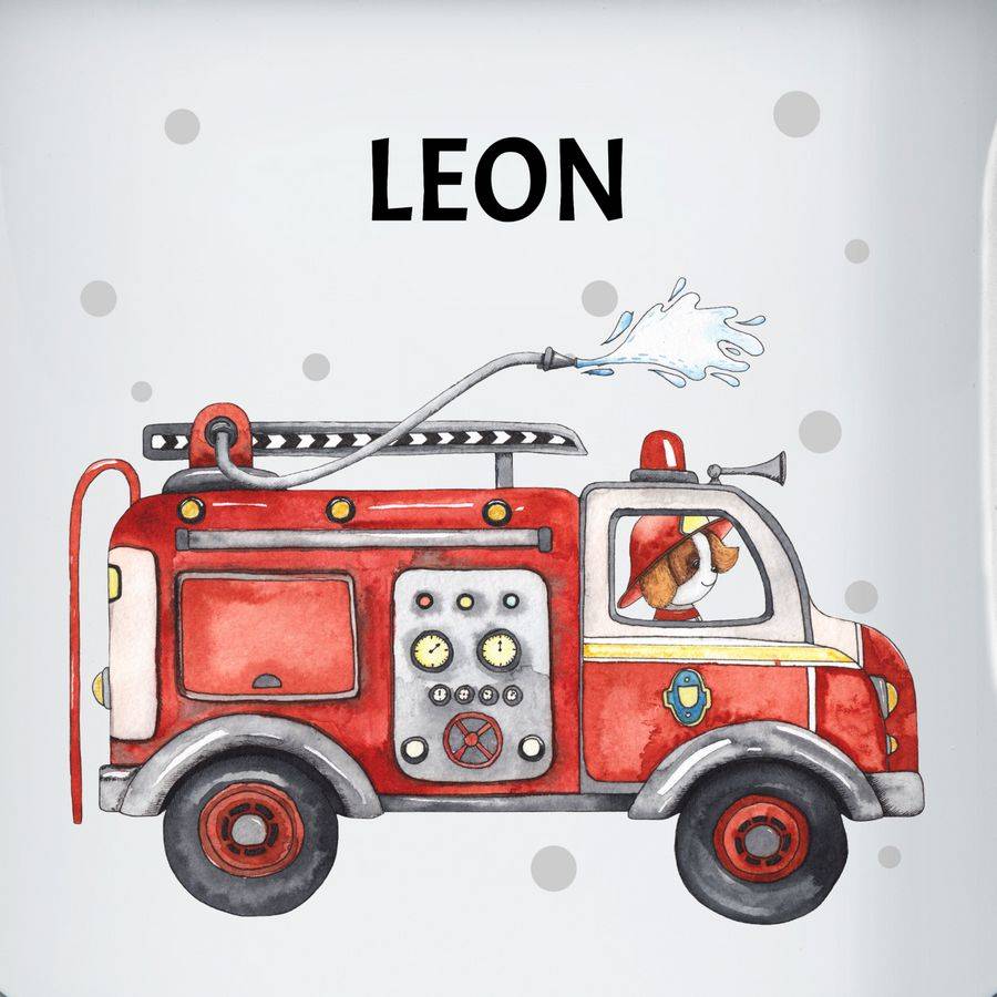 Shirtracer Feuerwehr Auto Feuerwehrauto 112 Fire Truck Löschfahrzeug: T-Shirt Turnbeutel Shirtracer