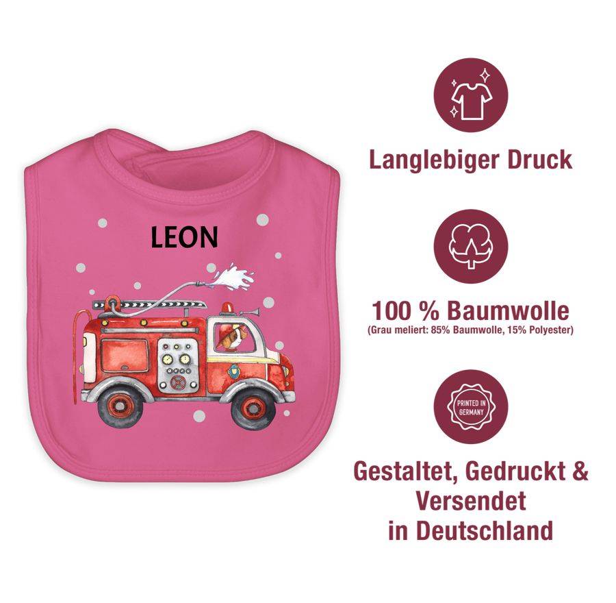 Shirtracer Feuerwehr Auto Feuerwehrauto 112 Fire Truck Löschfahrzeug: T-Shirt Turnbeutel Shirtracer