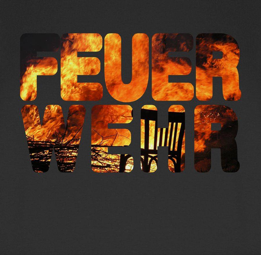 Shirtracer Feuerwehr Flammen: Tshirt Gym Bag Shirtracer