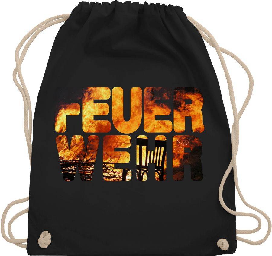 Shirtracer Feuerwehr Flammen: Tshirt Gym Bag Shirtracer