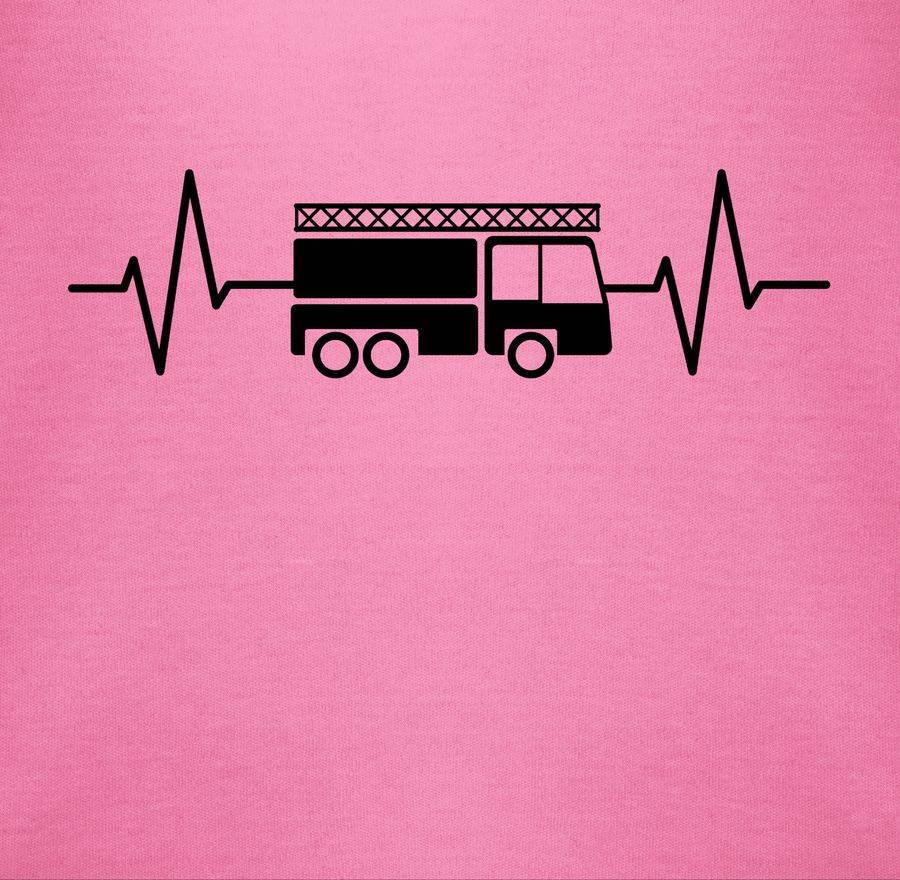 Shirtracer Feuerwehr Herzschlag - Schwarz Shirts & Mehr Shirtracer