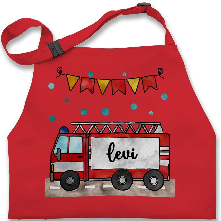 Shirtracer Feuerwehrauto - Geschenk: Tshirt Turnbeutel Shirtracer