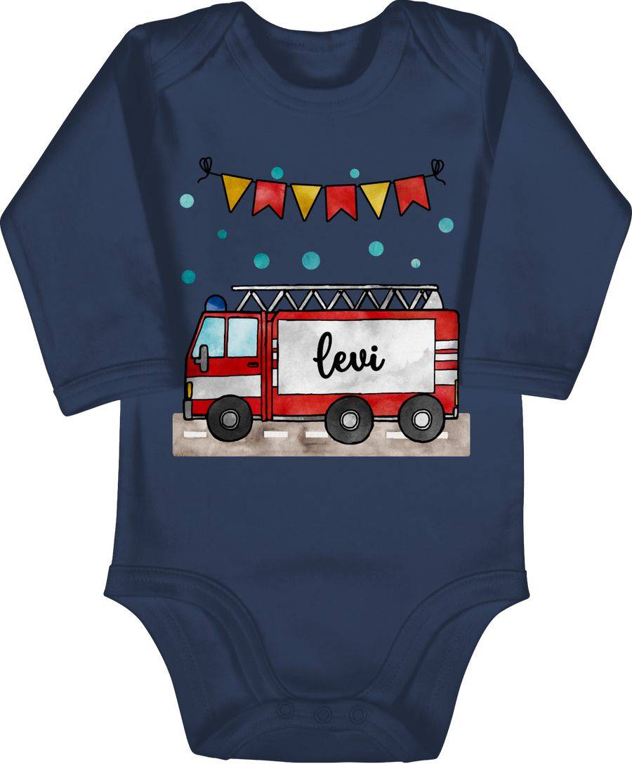Shirtracer Feuerwehrauto - Geschenk: Tshirt Turnbeutel Shirtracer