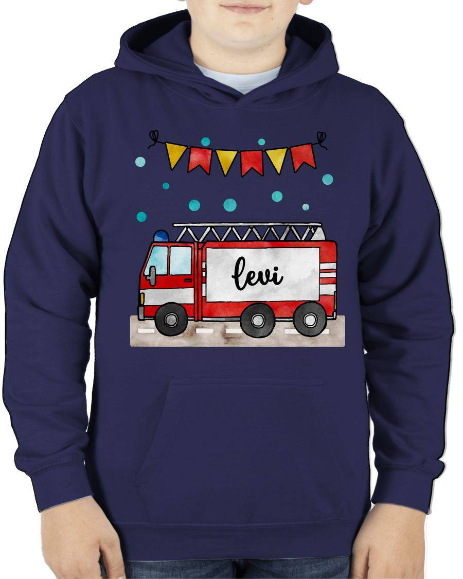 Shirtracer Feuerwehrauto - Geschenk: Tshirt Turnbeutel Shirtracer