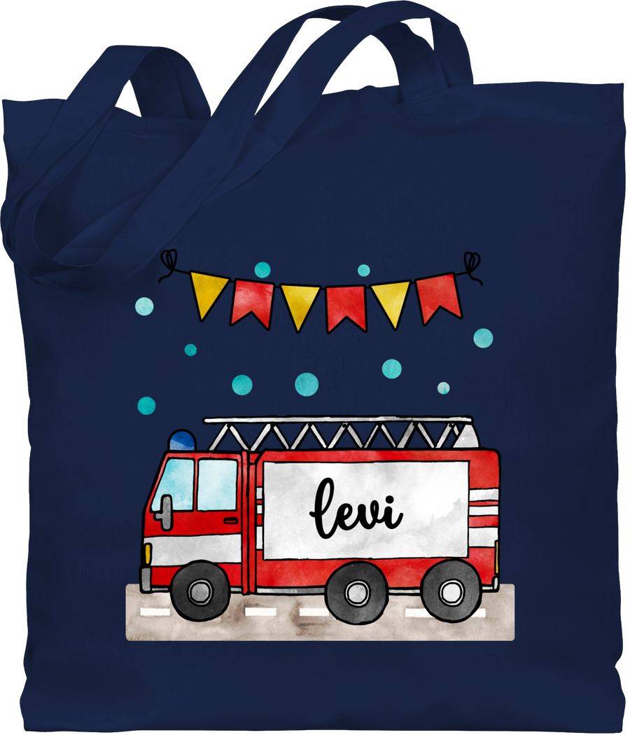 Shirtracer Feuerwehrauto - Geschenk: Tshirt Turnbeutel Shirtracer