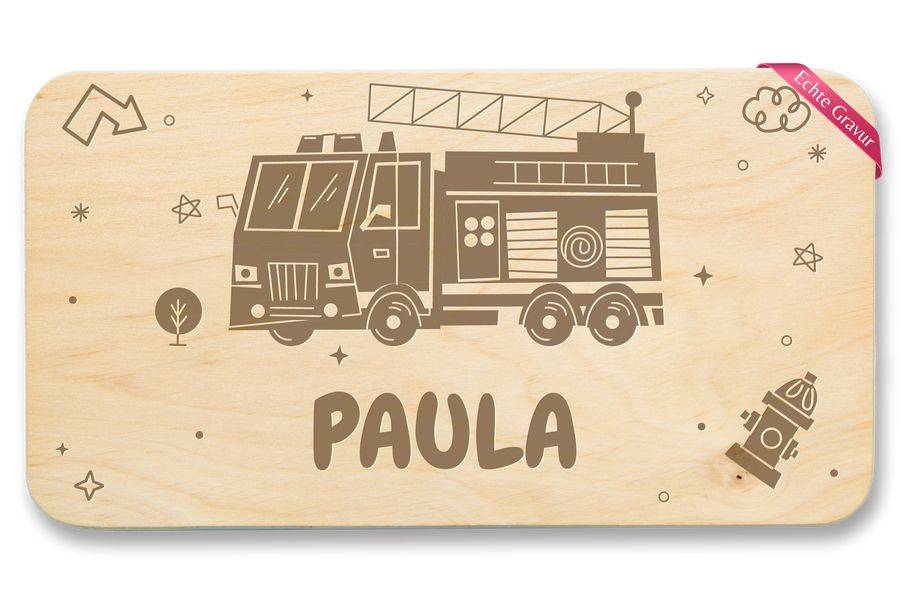 Shirtracer Feuerwehrauto Mit Name - Geschenk Feuerwehrmann Feuerwehrfrau Jungendfeuerwehr G Shirtracer