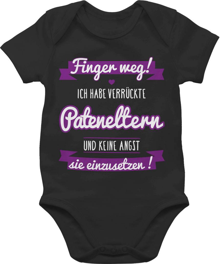 Shirtracer Finger weg! - Ich habe verrückte Pateneltern - lila Shirts & Mehr Shirtracer