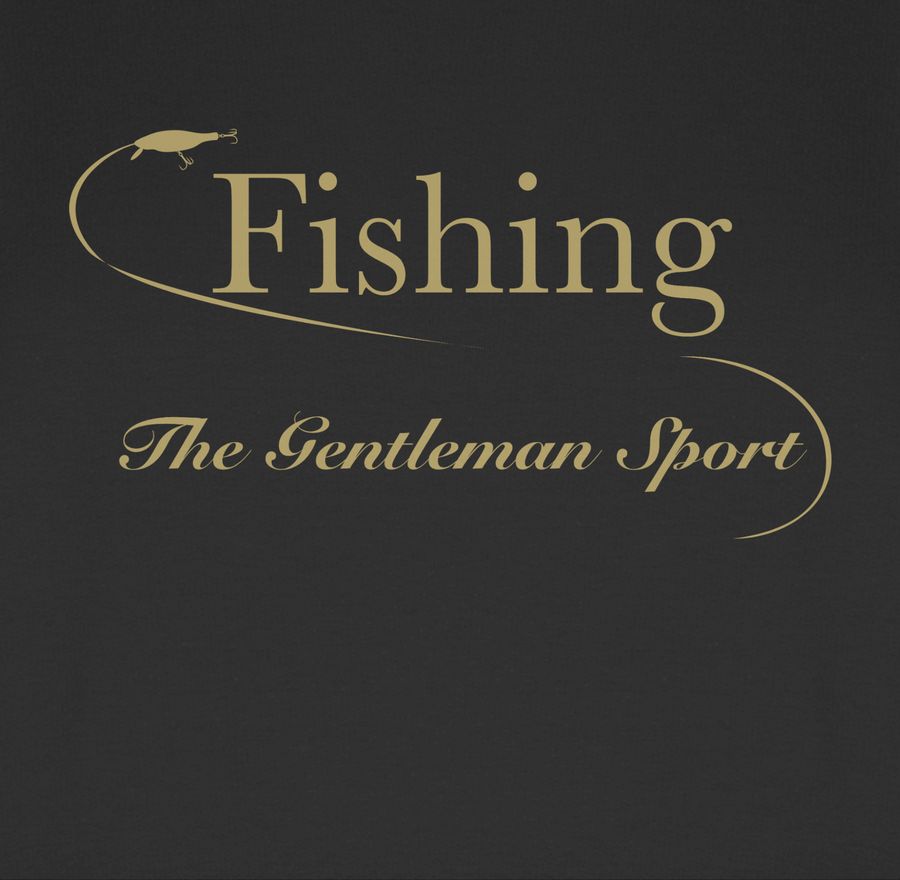 Shirtracer Fishing - The Gentleman Sport: Tshirt Turnbeutel Shirtracer