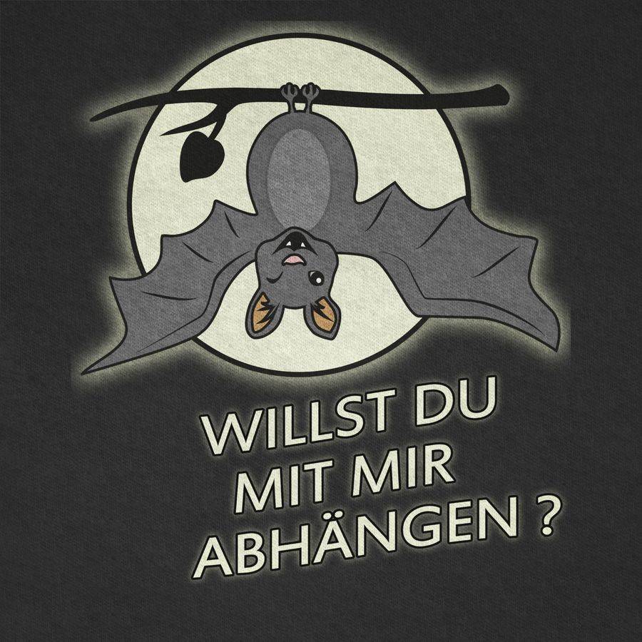 Shirtracer Fledermaus - Willst Du Mit Mir Abhängen ?: Tshirt Gym Bag Shirtracer
