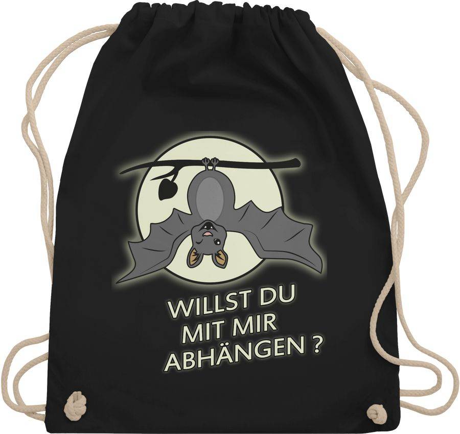 Shirtracer Fledermaus - willst du mit mir abhängen ?: Tshirt Gym Bag Shirtracer