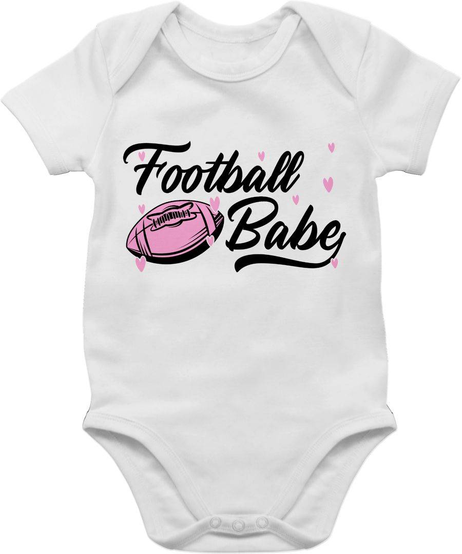 Shirtracer Football Babe rosa/schwarz Shirts & Mehr Shirtracer
