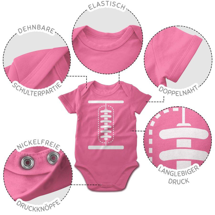Shirtracer Football Baby Kostüm: T-Shirt Turnbeutel Shirtracer