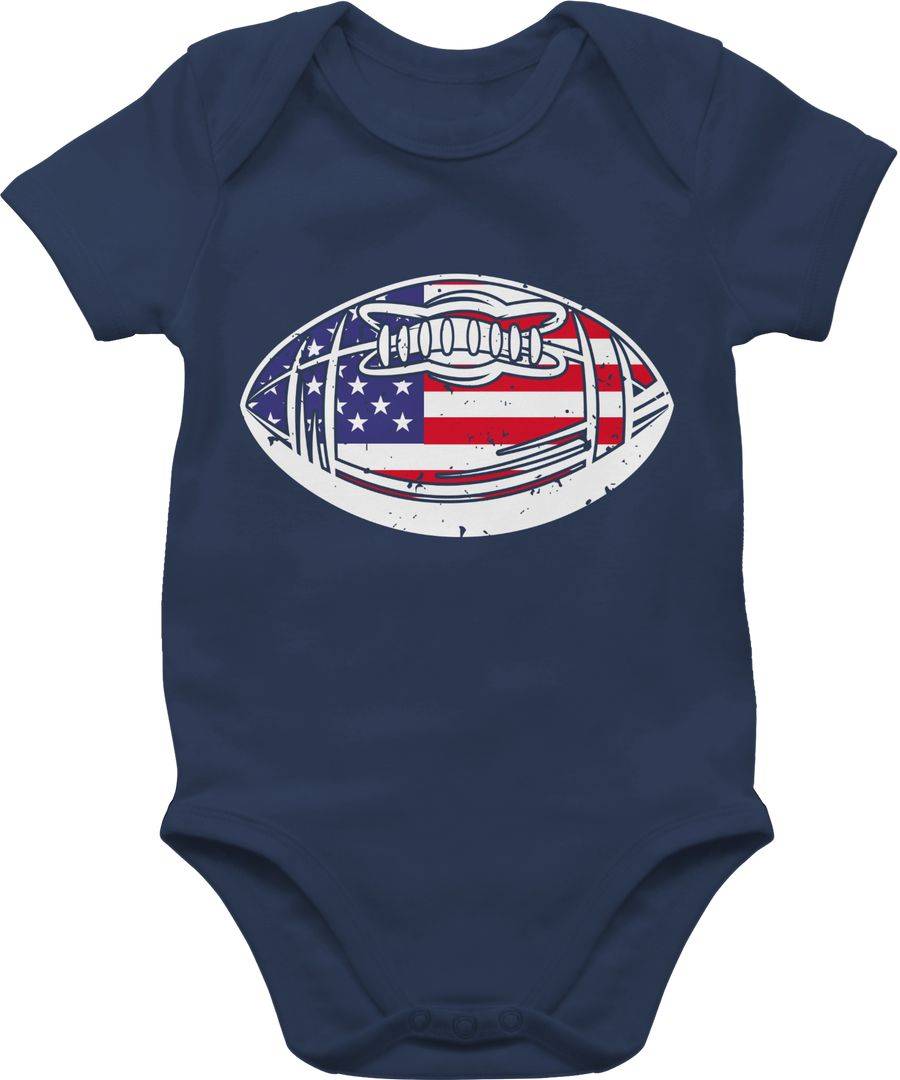 Shirtracer Football mit amerikanischer Flagge Shirts & Mehr Shirtracer