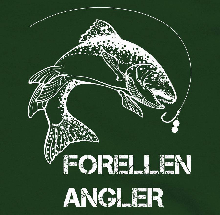 Shirtracer Forellenangler - Weiß Shirts & Mehr Shirtracer