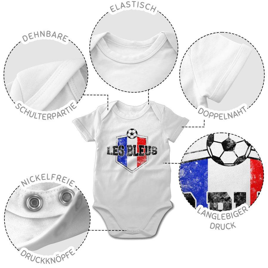 Shirtracer Frankreich- Les Bleus Vintage: Tshirt Rucksack Shirtracer