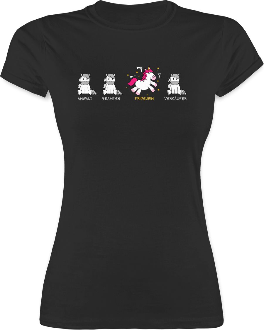 Shirtracer Friseurin Einhorn: Tshirt Rucksack Shirtracer
