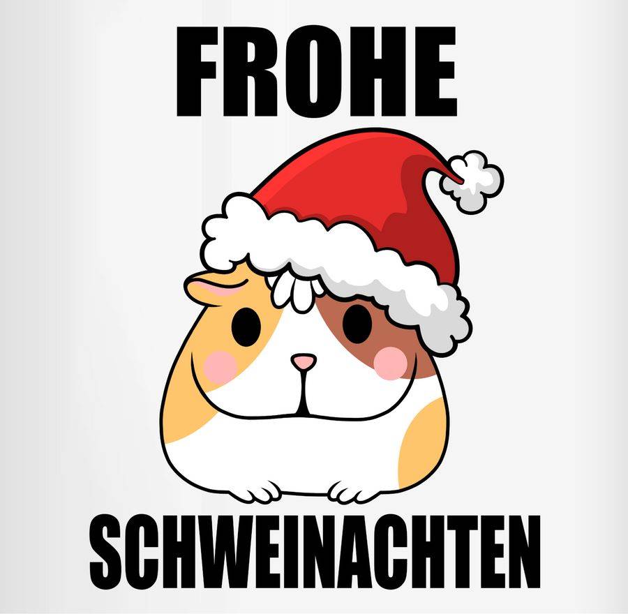 Shirtracer Frohe Schweinachten Mit Meerschweinchen: Tshirt Rucksack Shirtracer