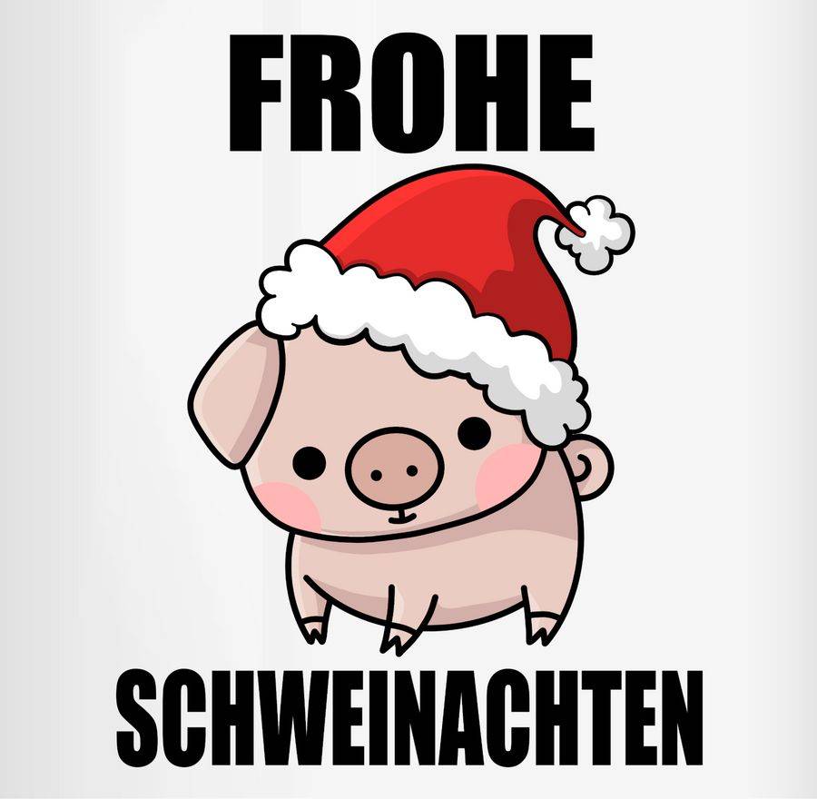 Shirtracer Frohe Schweinachten: T-Shirt Rucksack Shirtracer