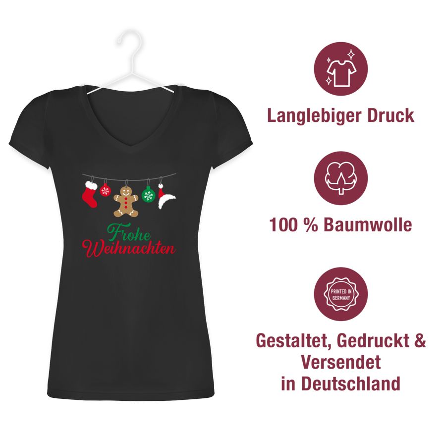 Shirtracer Frohe Weihnachten Girlande Shirts & Mehr Shirtracer