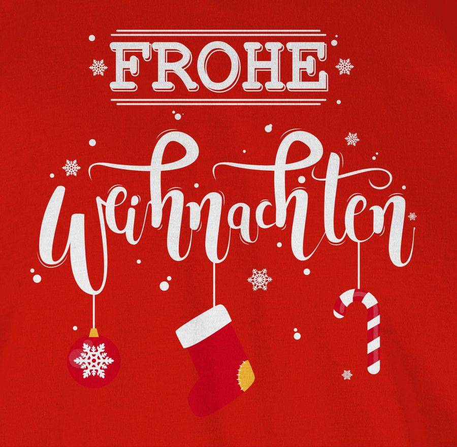 Shirtracer Frohe Weihnachten Lettering Shirts & Mehr Shirtracer