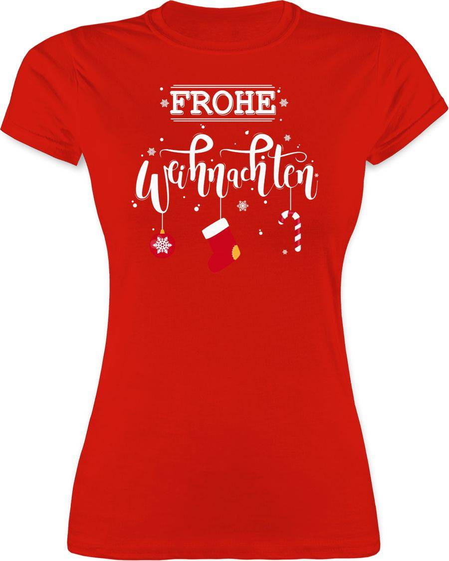 Shirtracer Frohe Weihnachten Lettering Shirts & Mehr Shirtracer