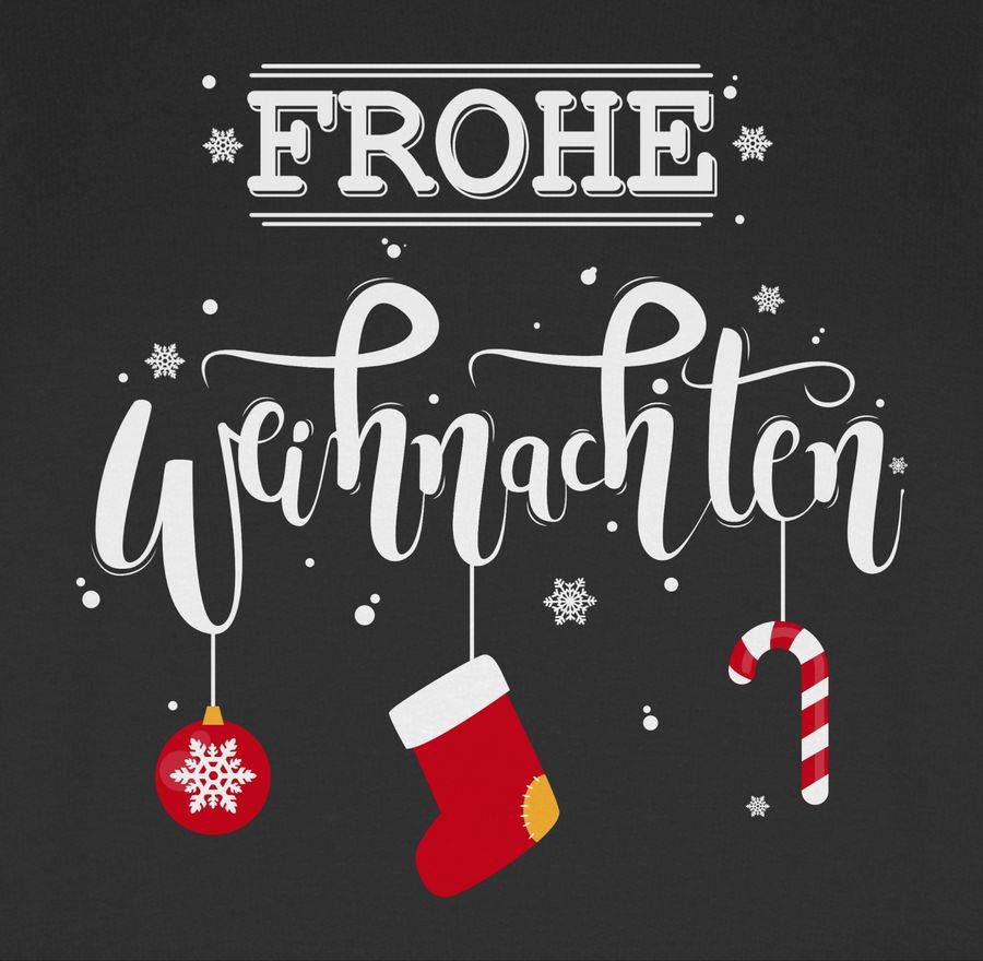 Shirtracer Frohe Weihnachten Lettering Shirts & Mehr Shirtracer