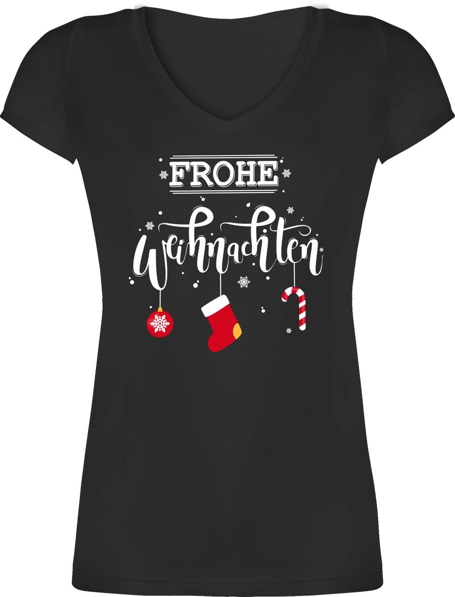 Shirtracer Frohe Weihnachten Lettering Shirts & Mehr Shirtracer