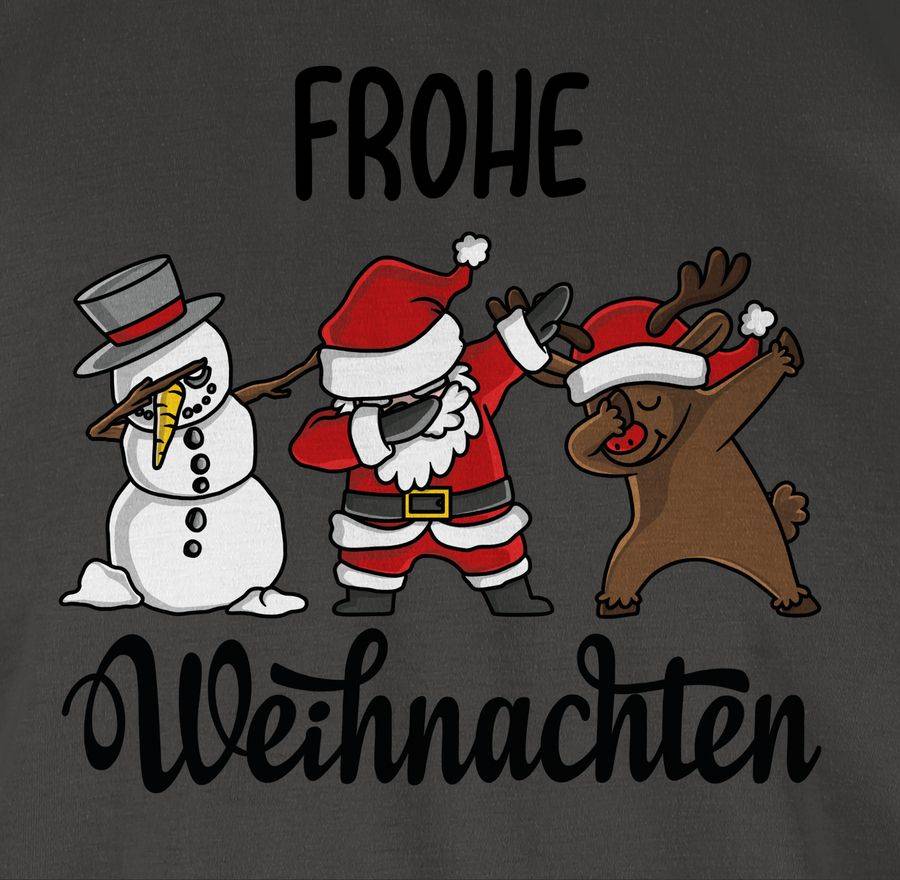 Shirtracer Frohe Weihnachten Mit Dabbing Figuren - Schwarz Shirts & Mehr Shirtracer