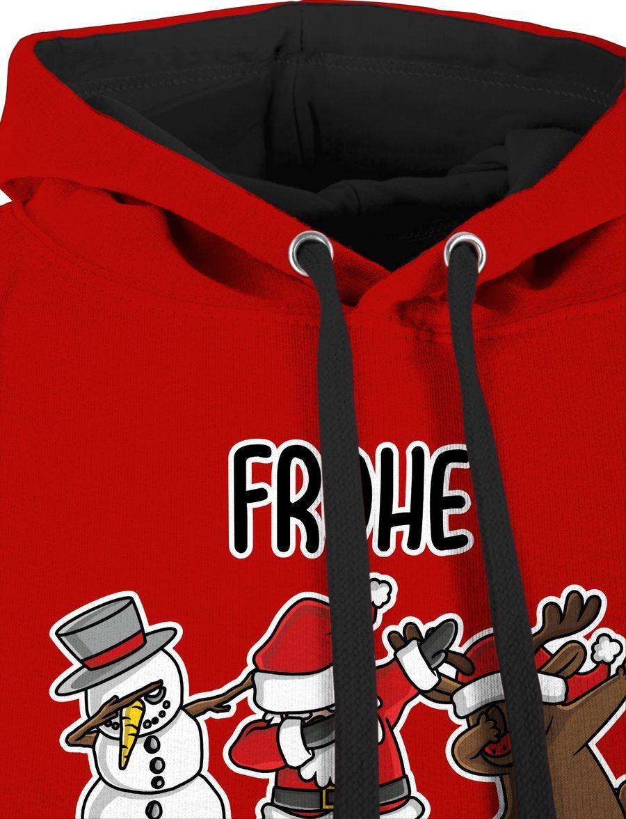 Shirtracer Frohe Weihnachten Mit Dabbing Figuren - Weiß: Tshirt Gym Bag Shirtracer