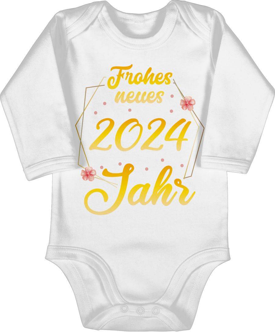 Shirtracer Frohes Neues Jahr 2024: Tshirt Turnbeutel Shirtracer