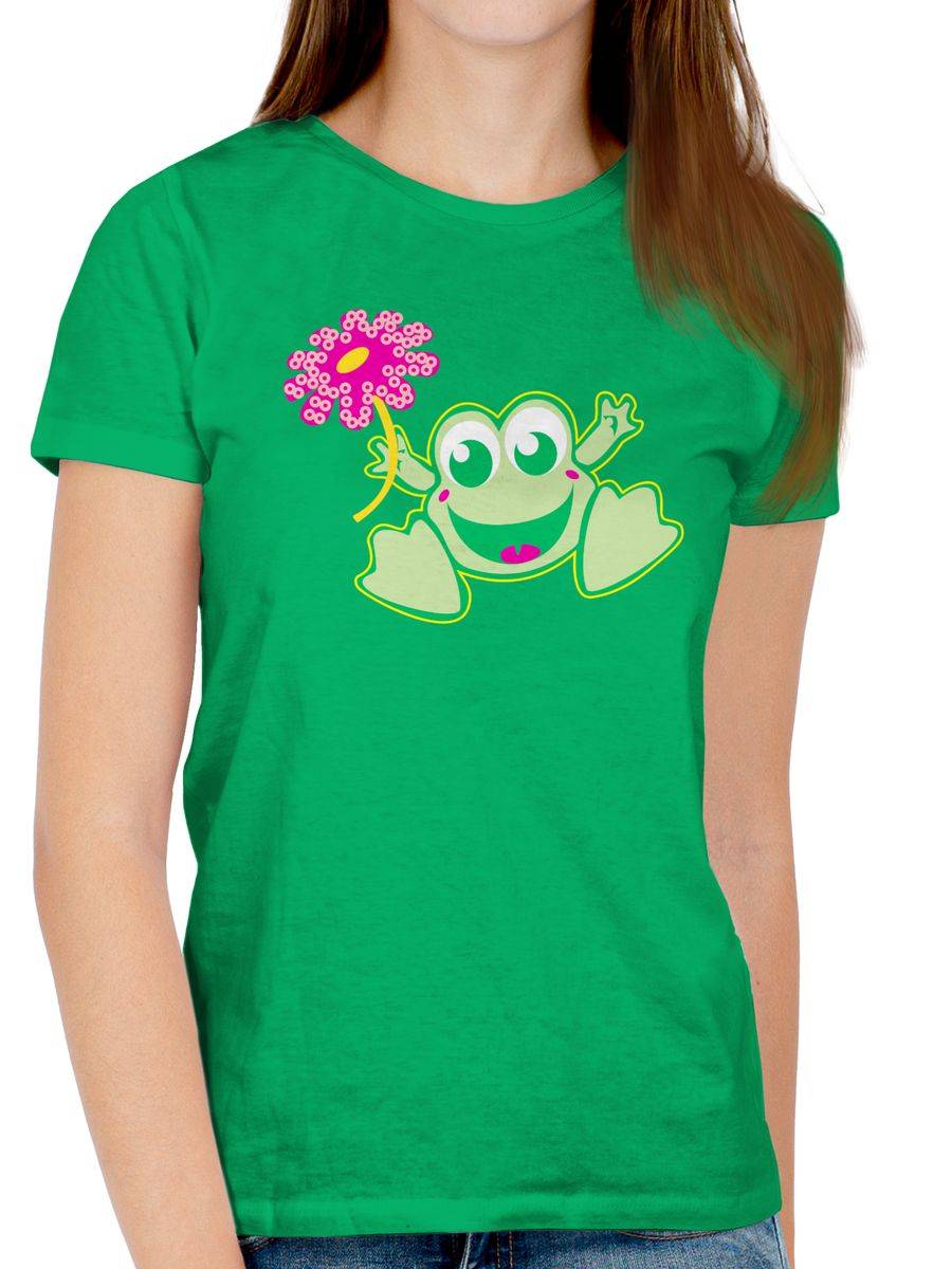 Shirtracer Frosch Mit Blume: Tshirt Rucksack Shirtracer