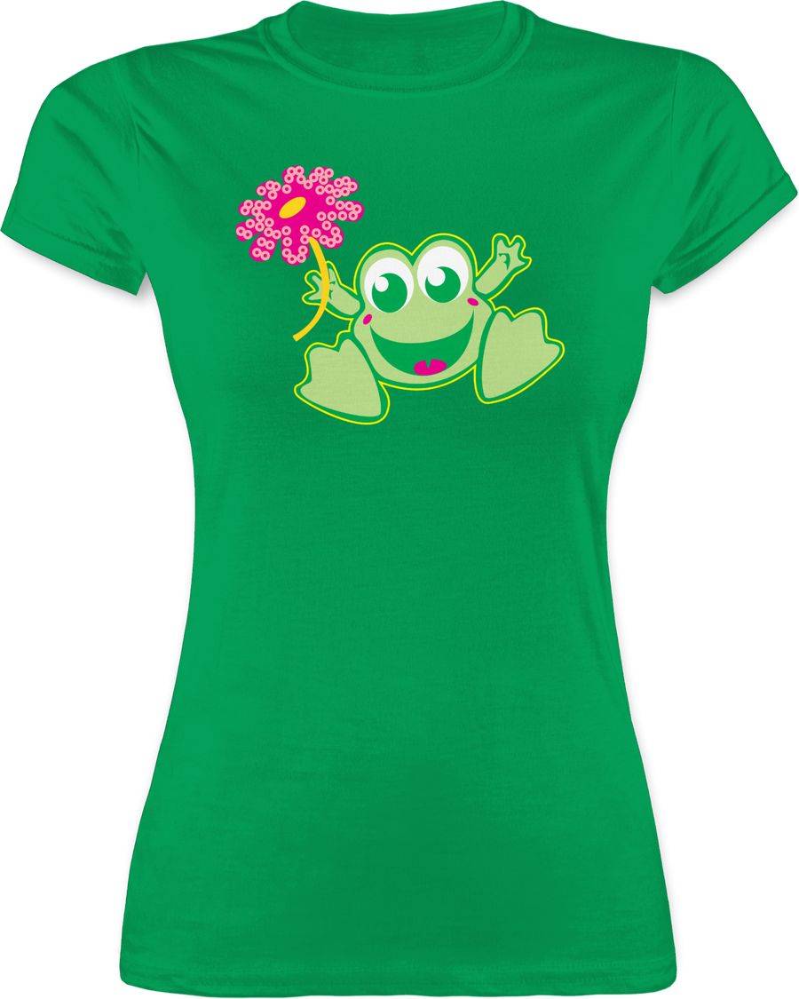 Shirtracer Frosch mit Blume: Tshirt Rucksack Shirtracer