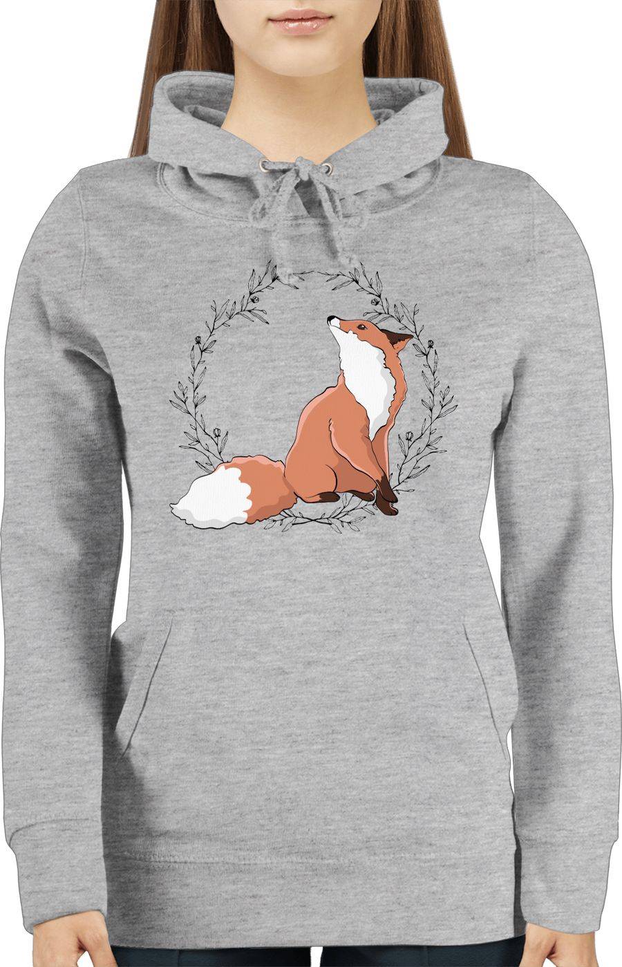 Shirtracer Fuchs Mit Blumenkranz: Tshirt Rucksack Shirtracer