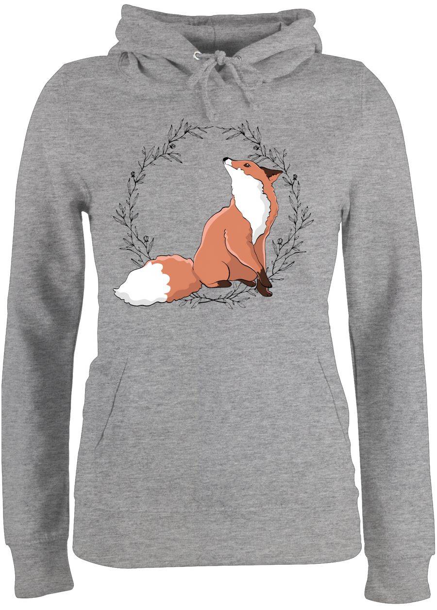 Shirtracer Fuchs mit Blumenkranz: Tshirt Rucksack Shirtracer