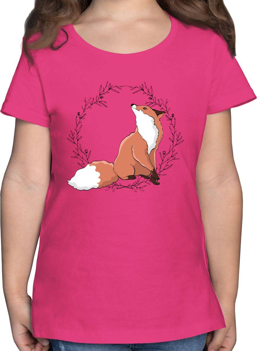 Shirtracer Fuchs mit Blumenkranz: Tshirt Rucksack Shirtracer