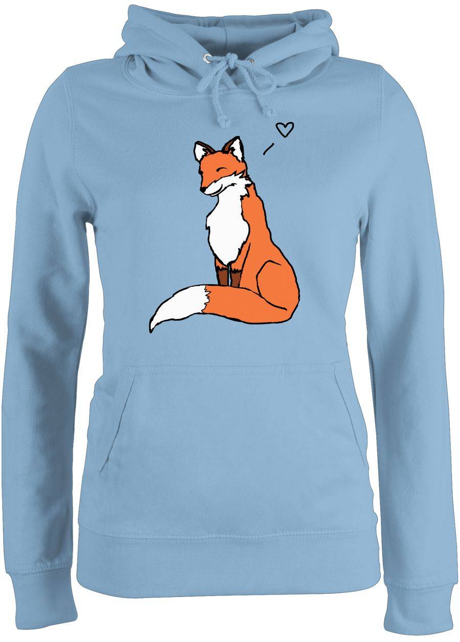Shirtracer Fuchszeichnung mit Herz Shirts & Mehr Shirtracer