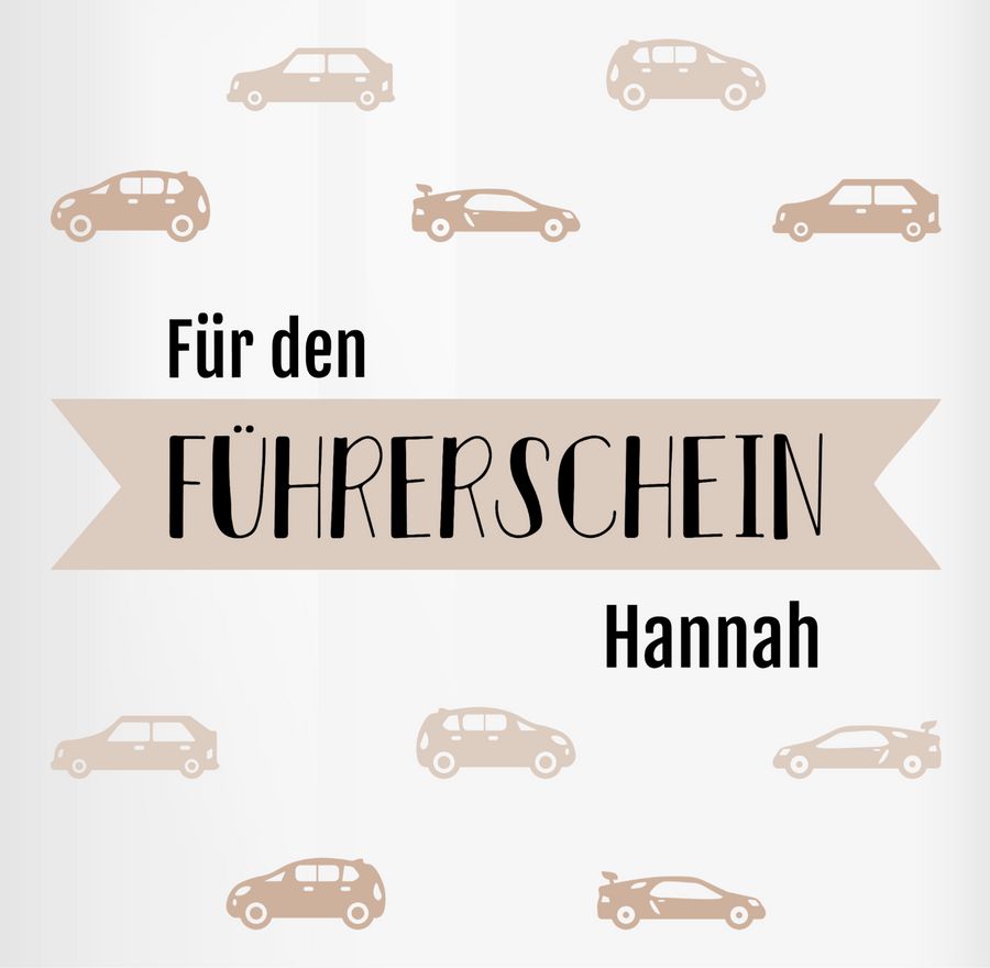 Shirtracer Führerschein Fahrerlaubnis Lappen Schein Shirts & Mehr Shirtracer